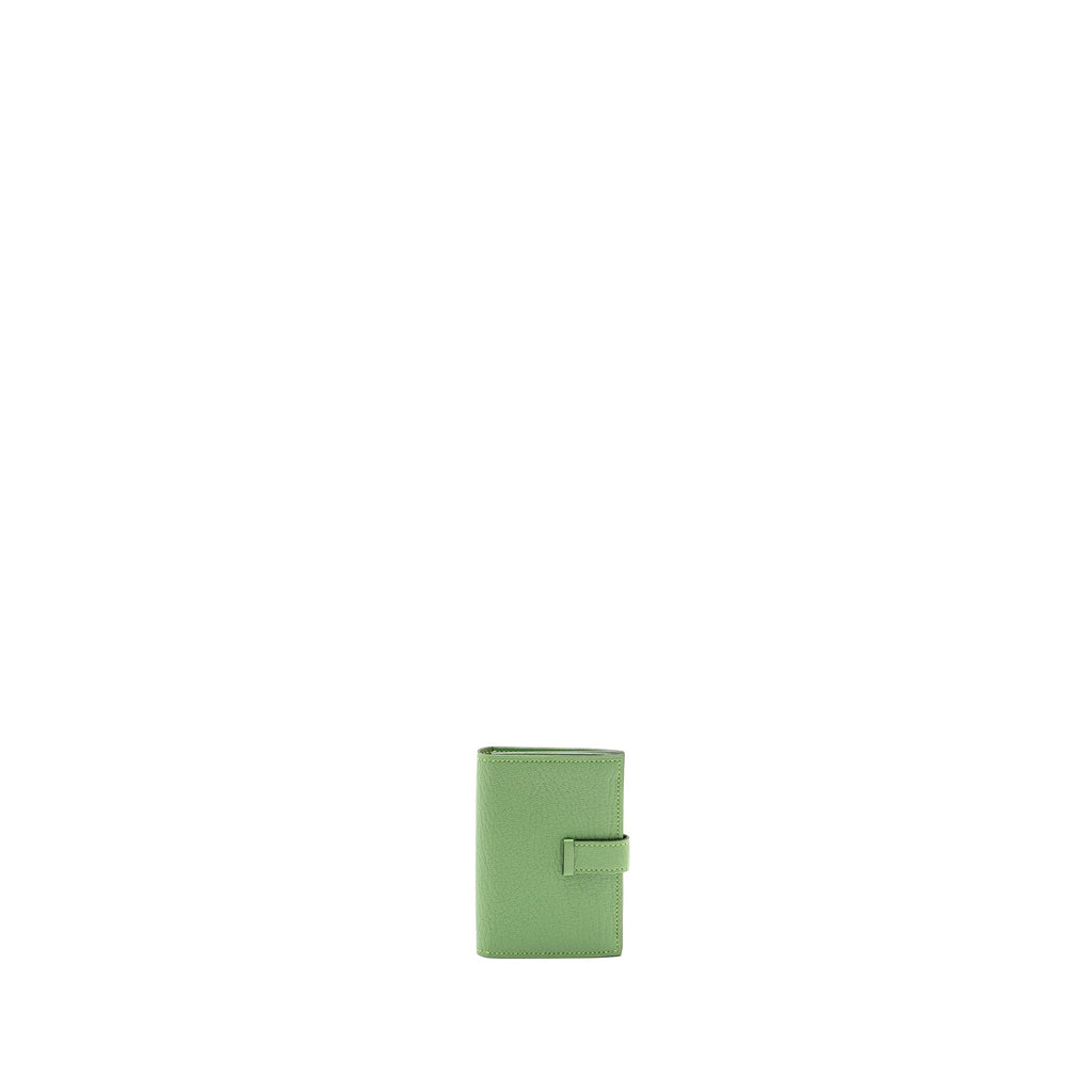 HERMES BEARN COMPACT WALLET CHEVRE MYSORE VERT CRIQUET SHW
