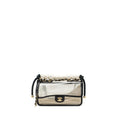 CHANEL SAND BY THE SEA PEARL FLAP BAG PVC / LAMBSKIN BLACK/TRANSPARENT LGHW