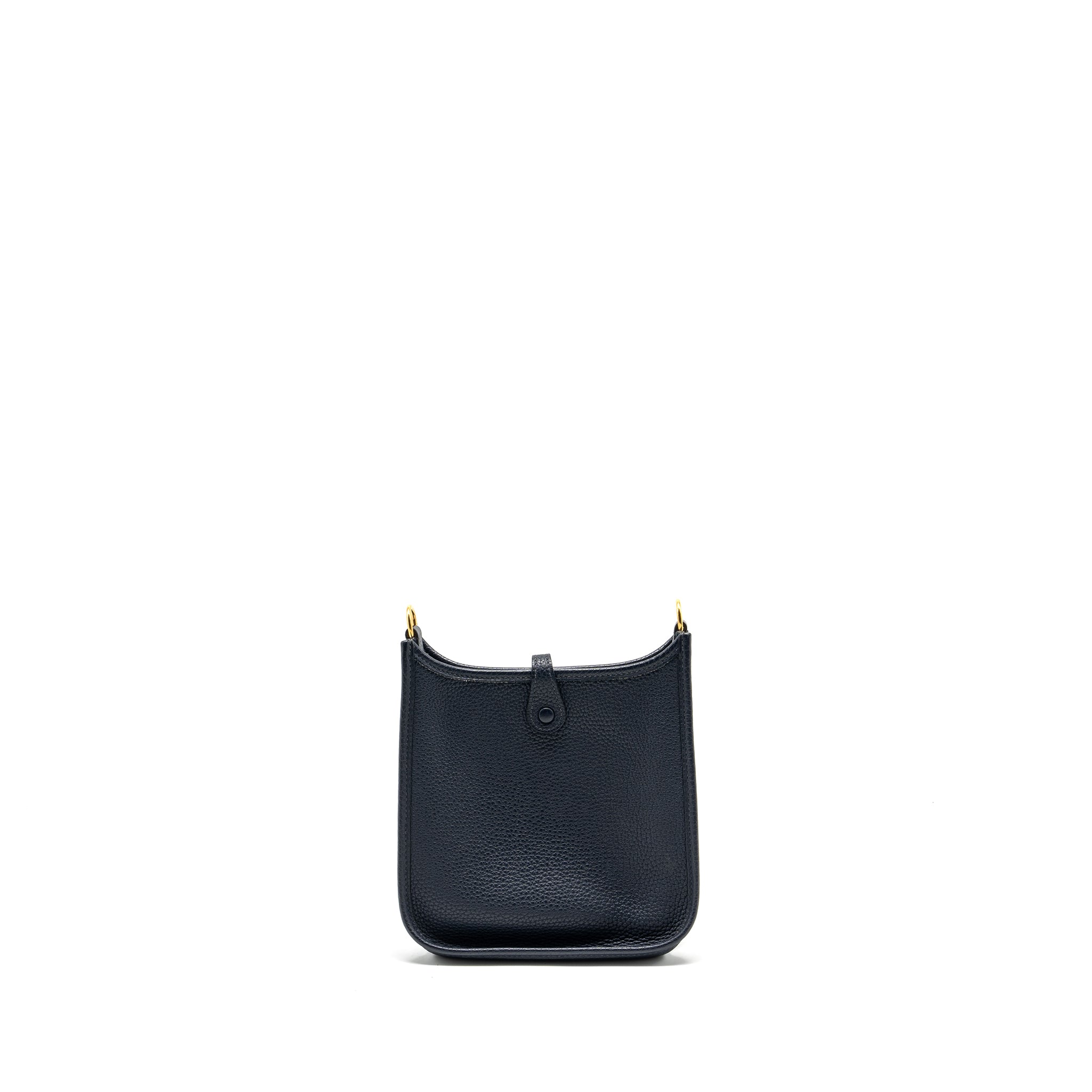 HERMES MINI EVELYN CLEMENCE BLUE NUIT GHW