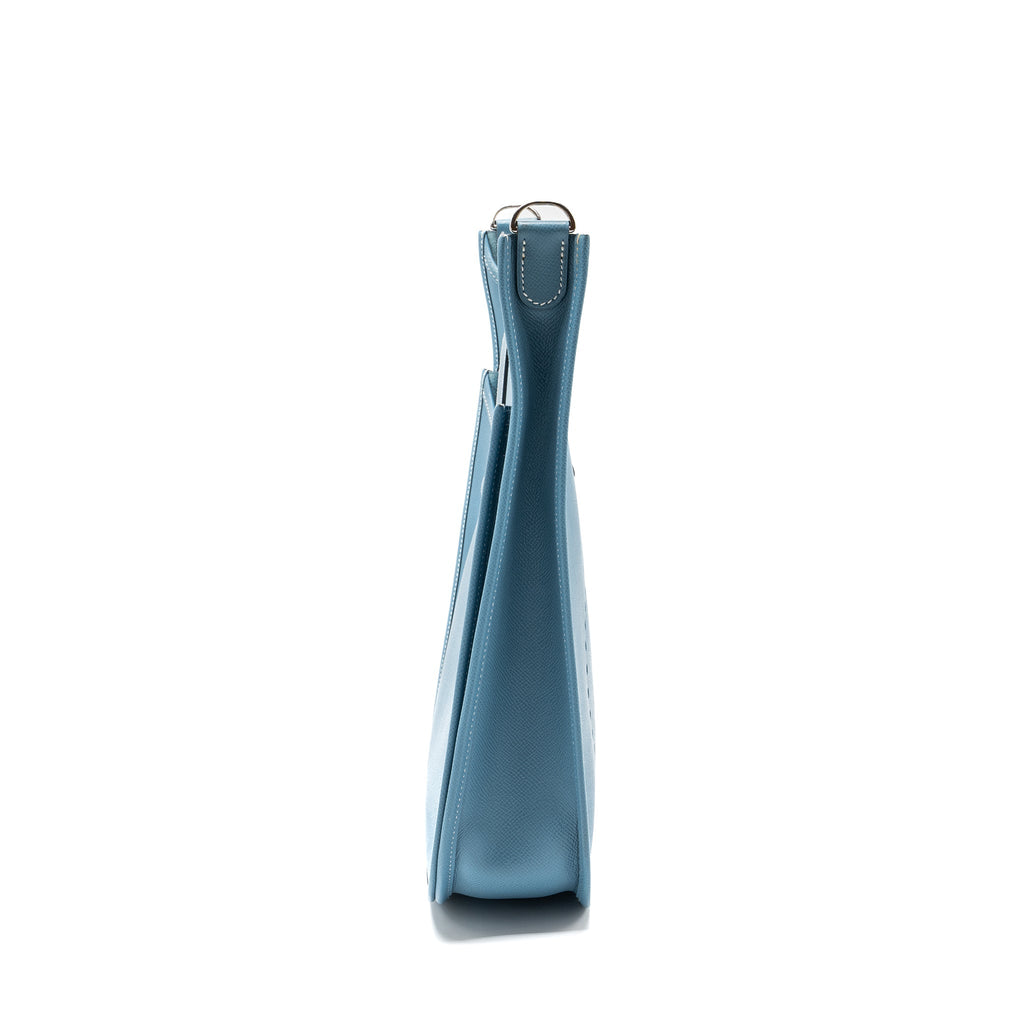 HERMES EVELYN 33 EPSOM BLUE JEANS SHW