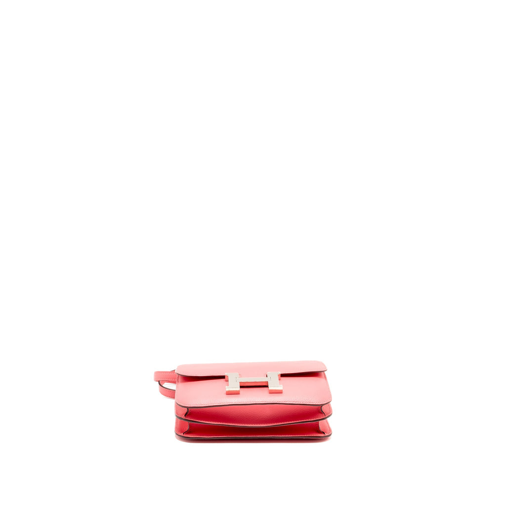 HERMES MINI CONSTANCE EVERCOLOR 8W ROSE AZALEE SHW