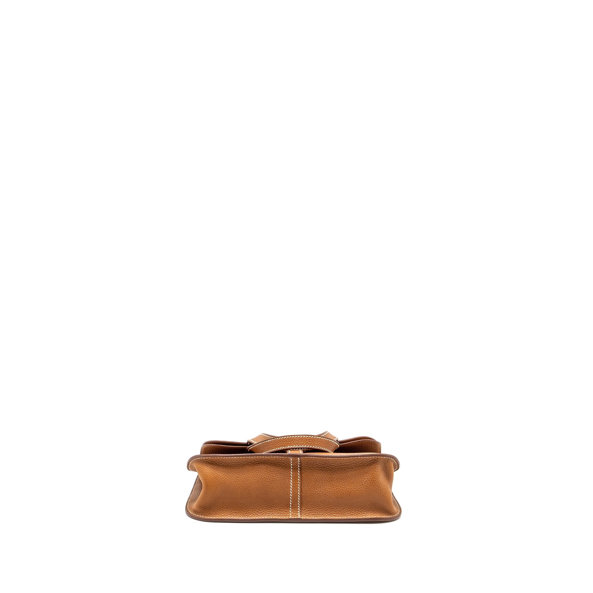 HERMES HALZAN 25 BARENIA FAUBOURG FAUVE GHW