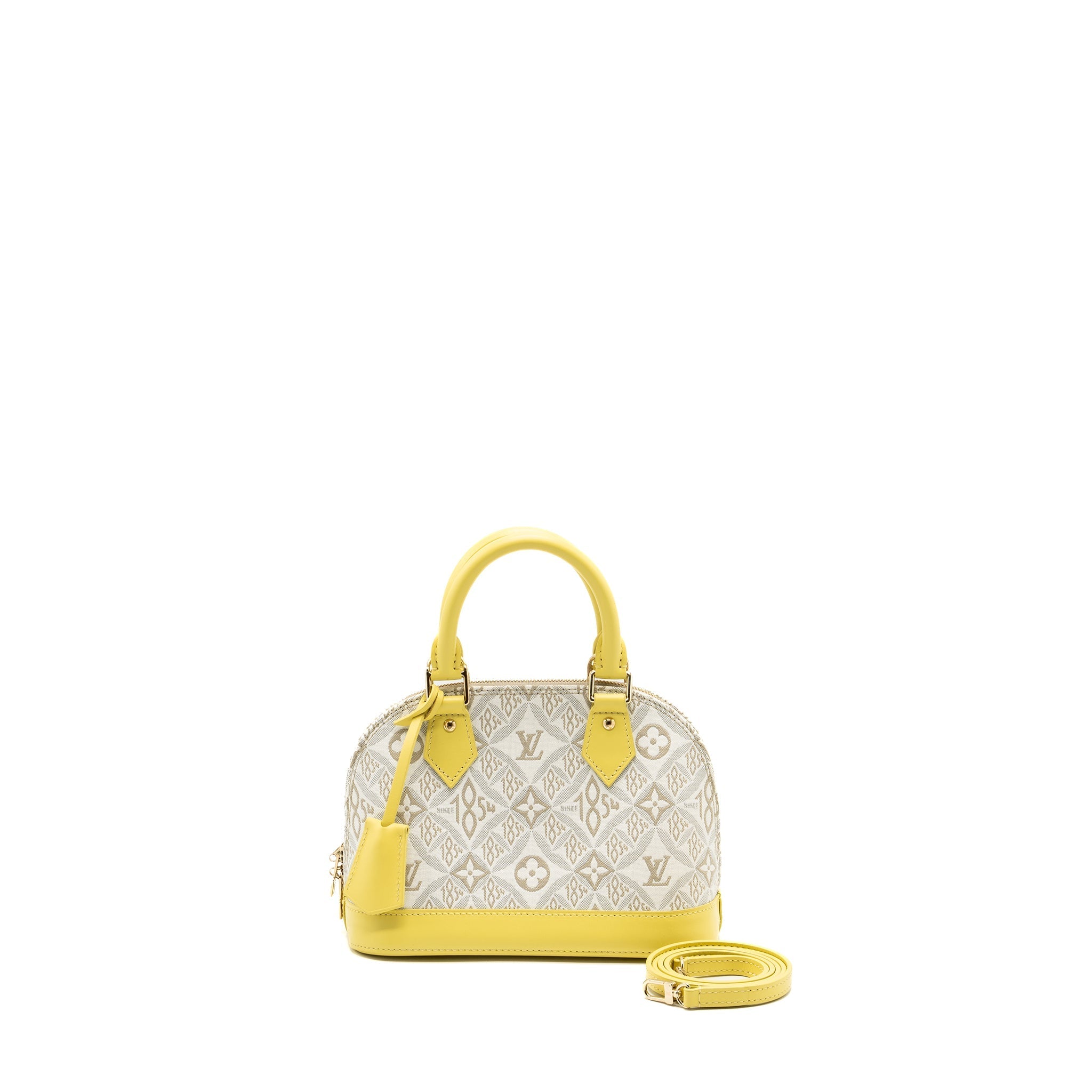 LOUIS VUITTON SINCE 1854 ALMA BB JAUNE GHW