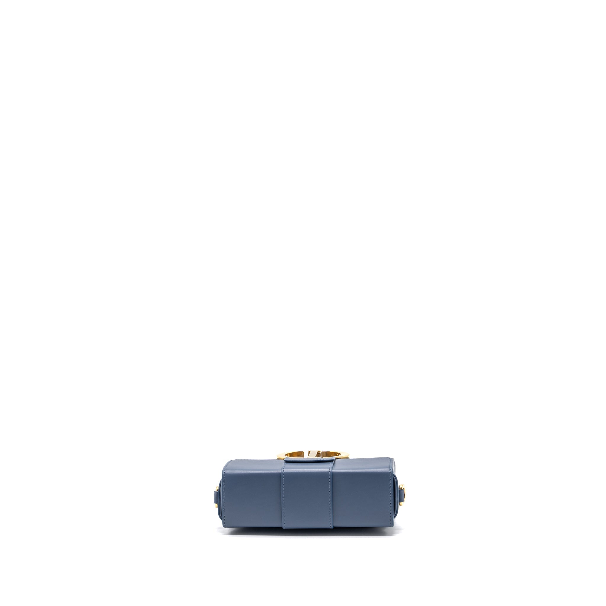 DIOR 30 MONTAIGNE BOX BAG CALFSKIN LIGHT BLUE GHW