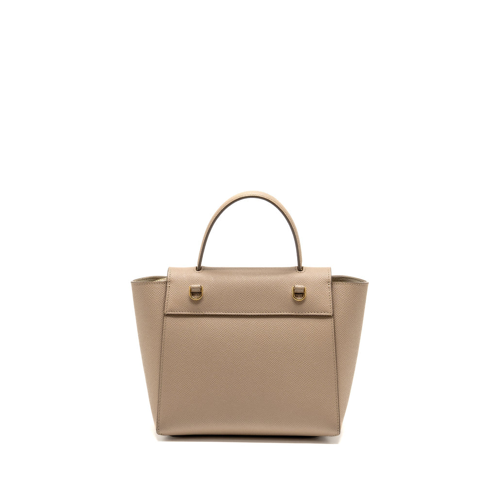 CELINE NANO BELT BAG GRAINED CALFSKIN BEIGE GHW