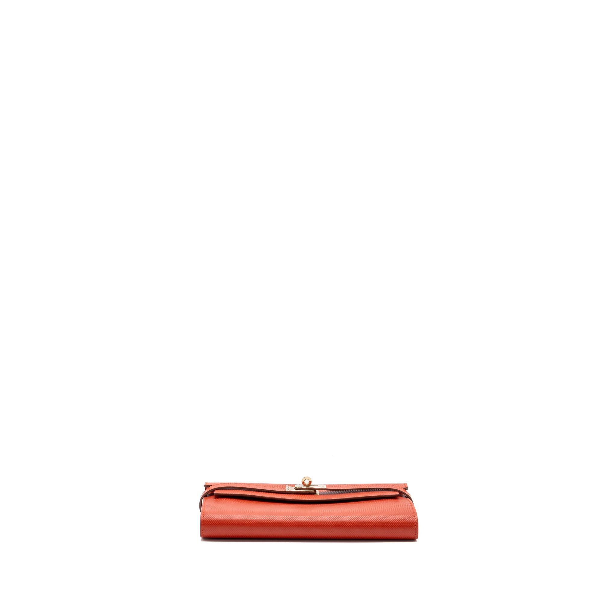 HERMES KELLY LONG WALLET GRAIN SANGUINE GHW