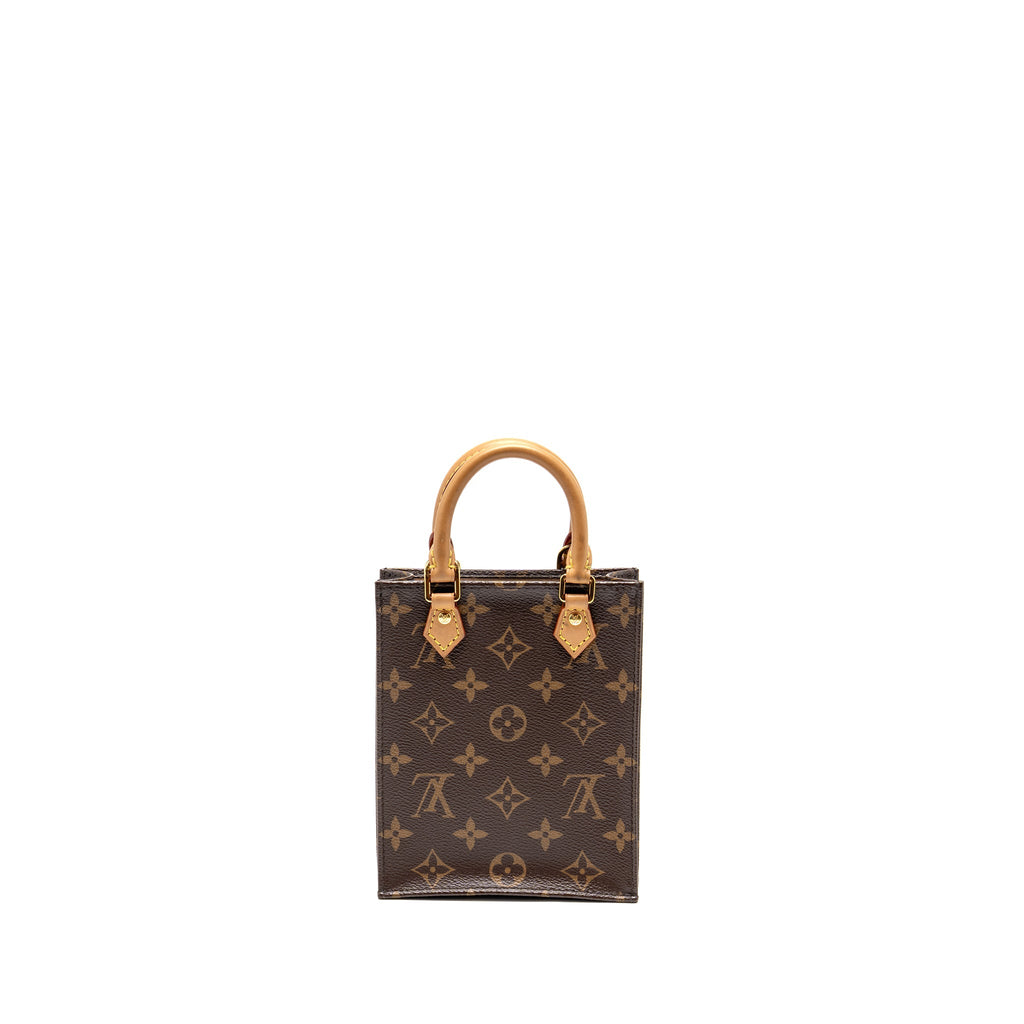LOUIS VUITTON PETIT SAC PLAT MONOGRAM CANVAS GHW