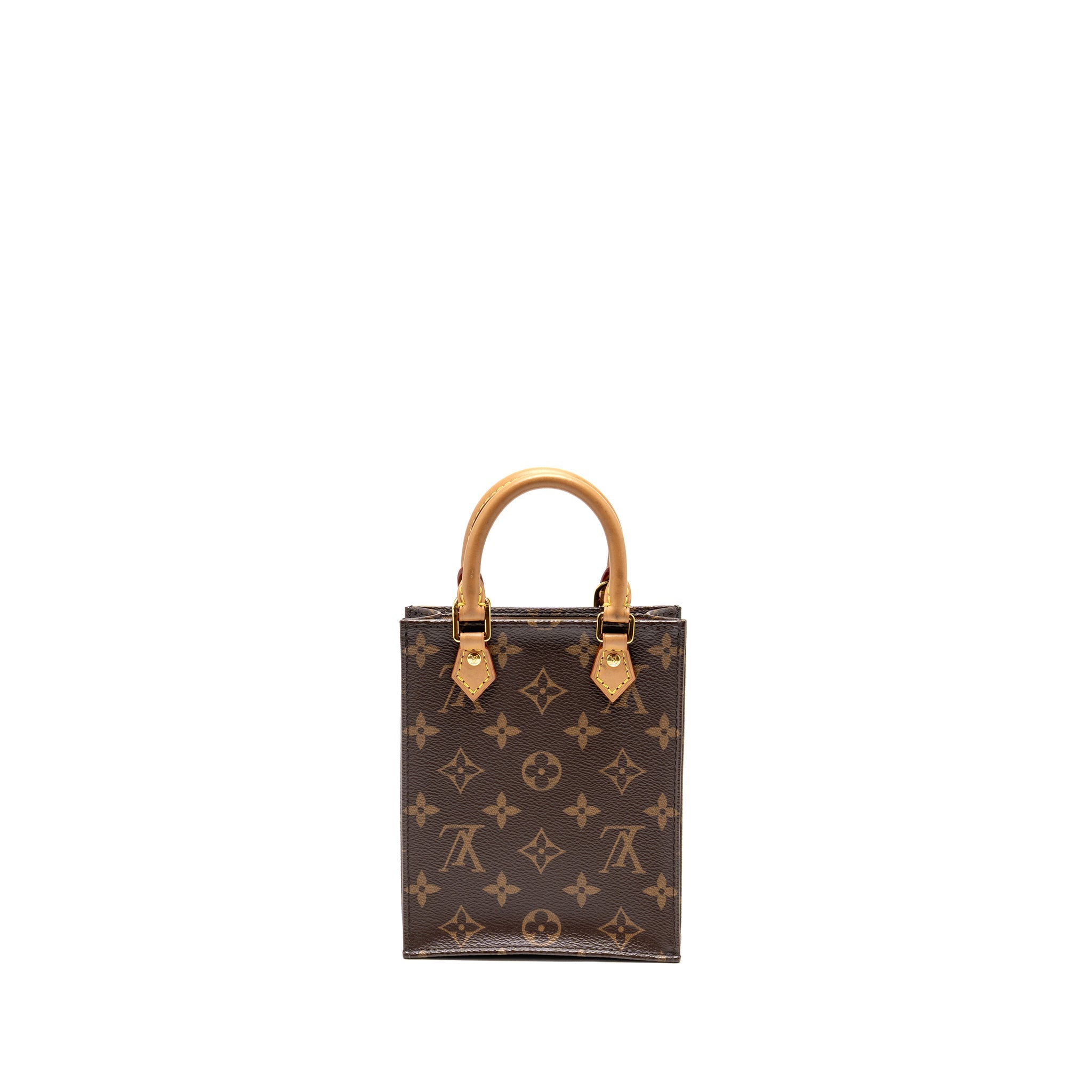 LOUIS VUITTON PETIT SAC PLAT MONOGRAM CANVAS GHW
