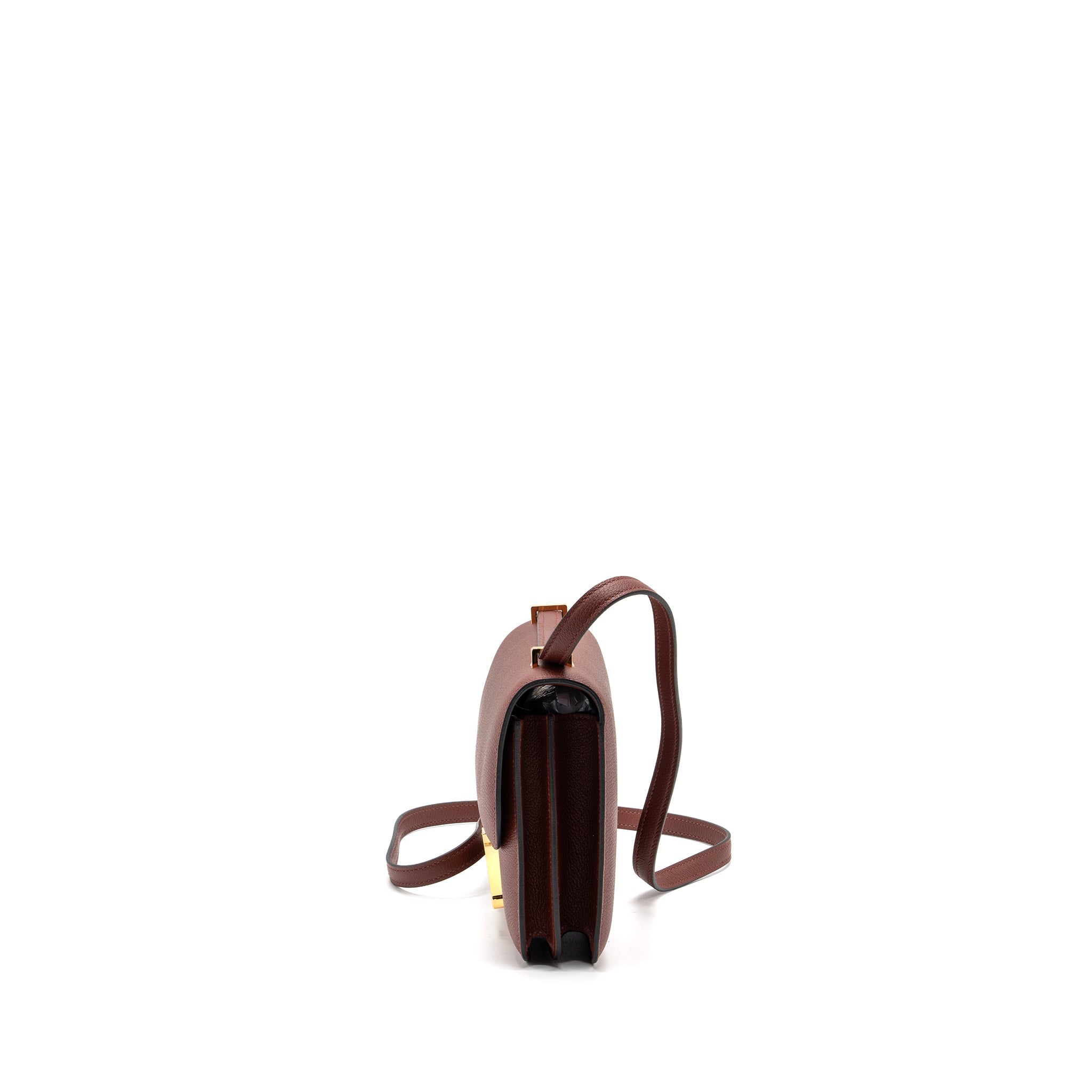 HERMES MINI CONSTANCE EVERCOLOUR ROUGE H GHW
