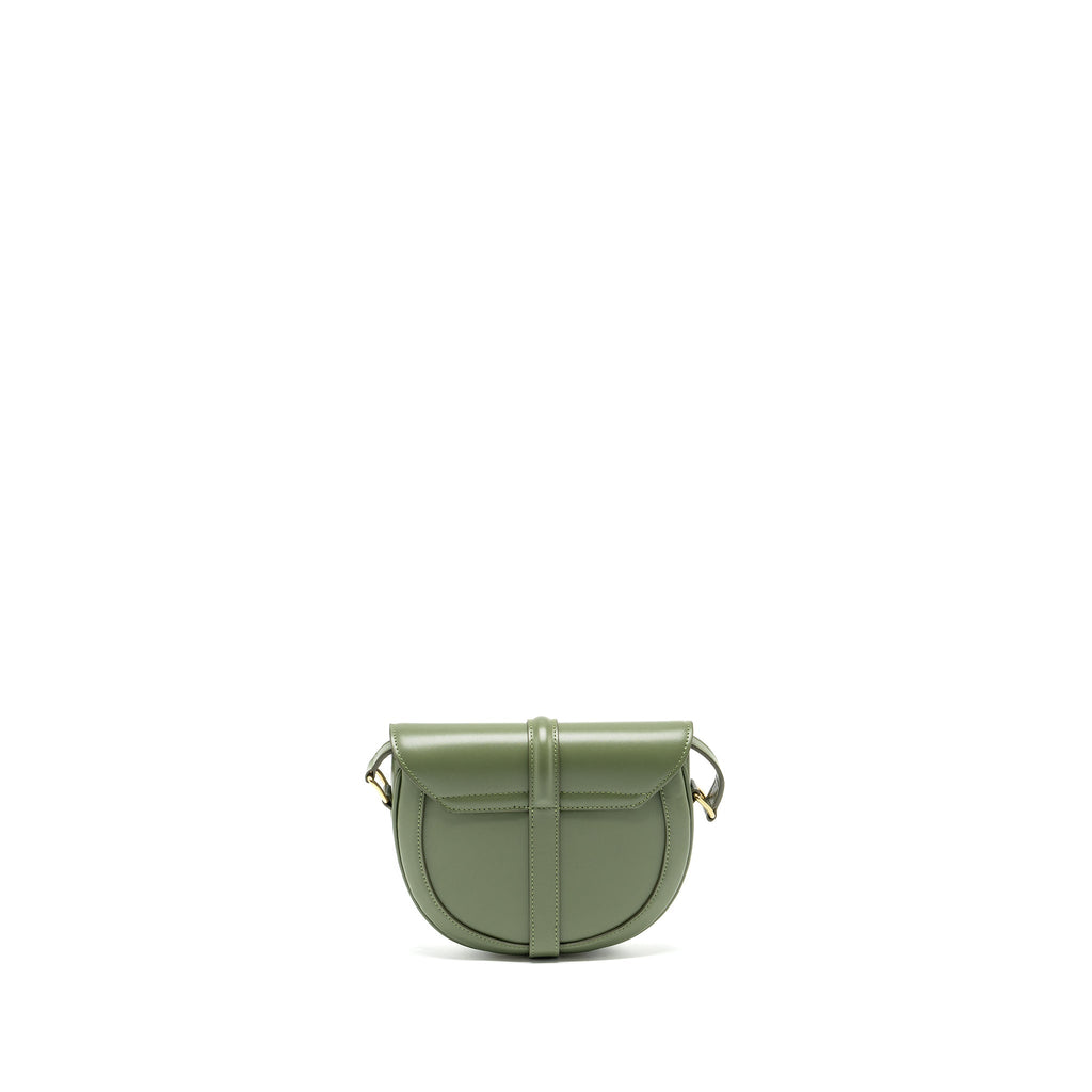 CELINE SMALL BESACE BAG CALFSKIN LIGHT KHAKI GHW