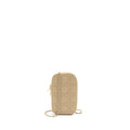 DIOR LADY DIOR CALL'IN DIOR PHONE HOLDER CANNAGE LAMBSKIN BEIGE GHW