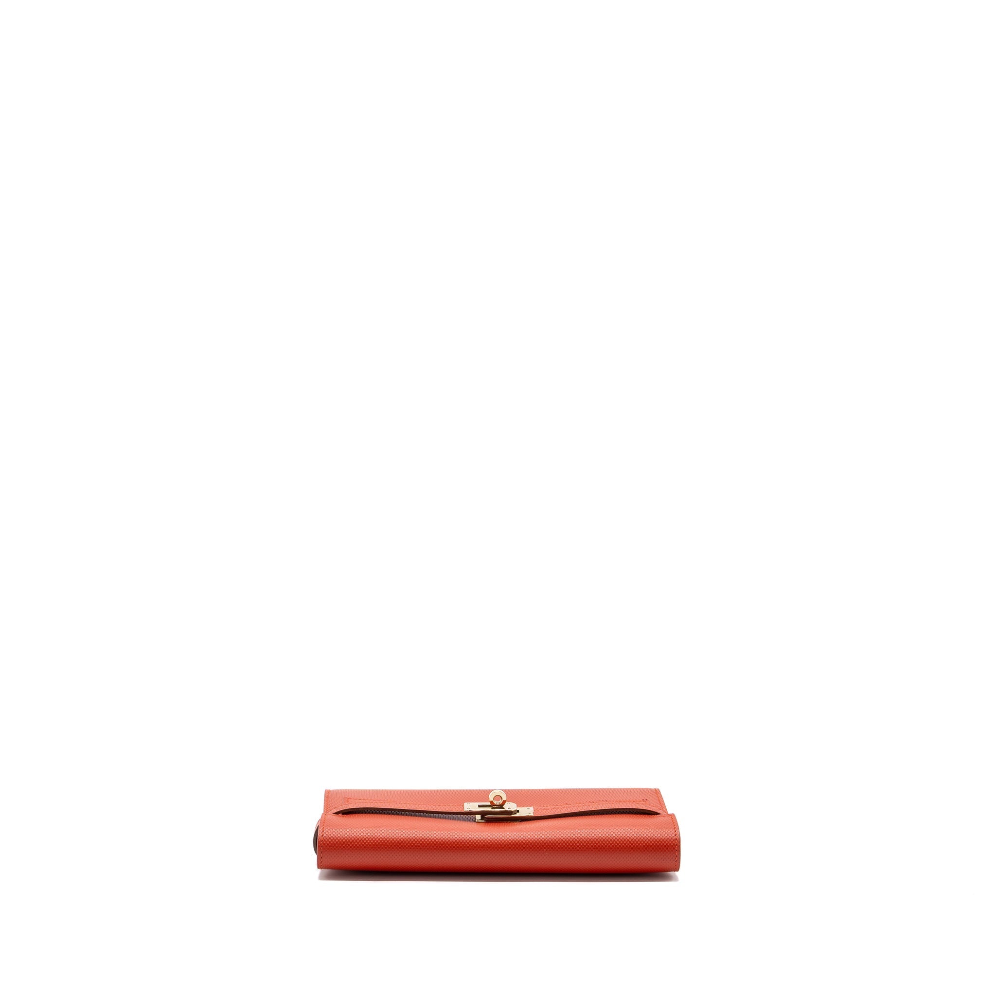 HERMES KELLY LONG WALLET GRAIN SANGUINE GHW