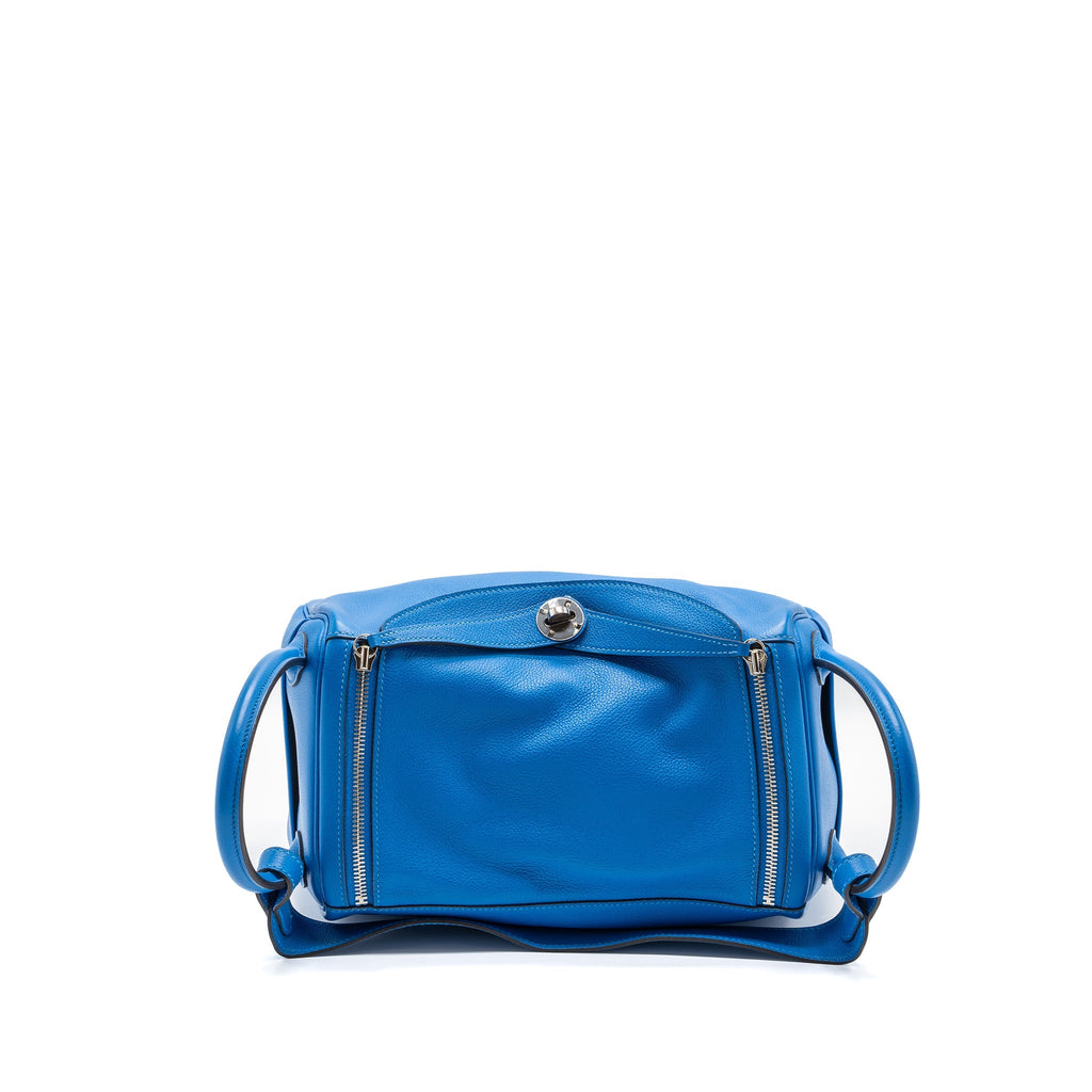HERMES HERMES LINDY 30  EVERCOLOR  BLUE HYDRA SHW