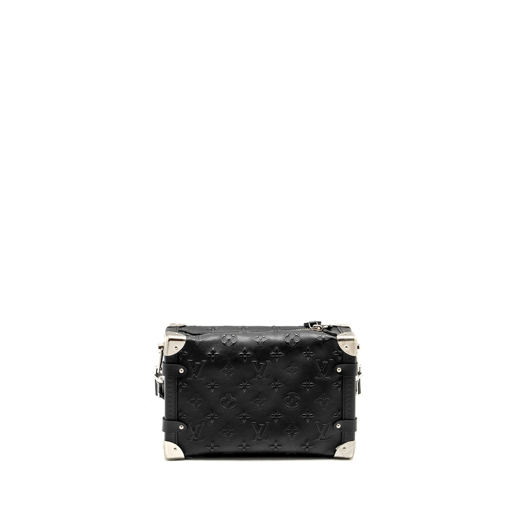 LOUIS VUITTON SIDE TRUNK MONOGRAM DEBOSSED CALFSKIN BLACK SHW