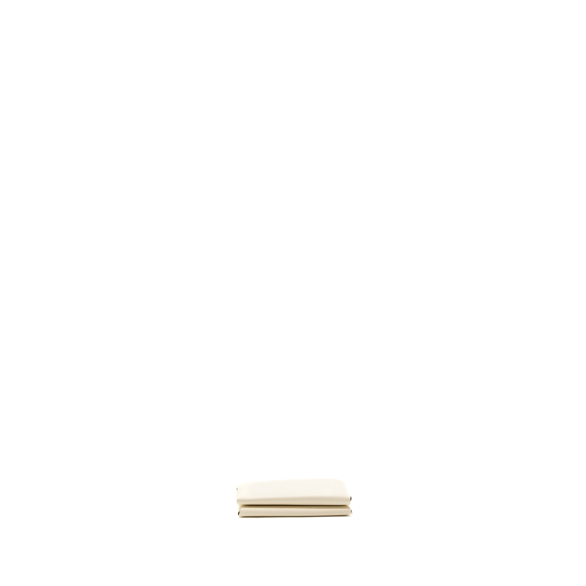 HERMES CALVI DUO CARD HOLDER EPSOM NATA SHW