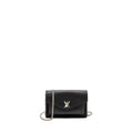 LOUIS VUITTON MYLOCKME CHAIN POCHETTE CALFSKIN BLACK SHW