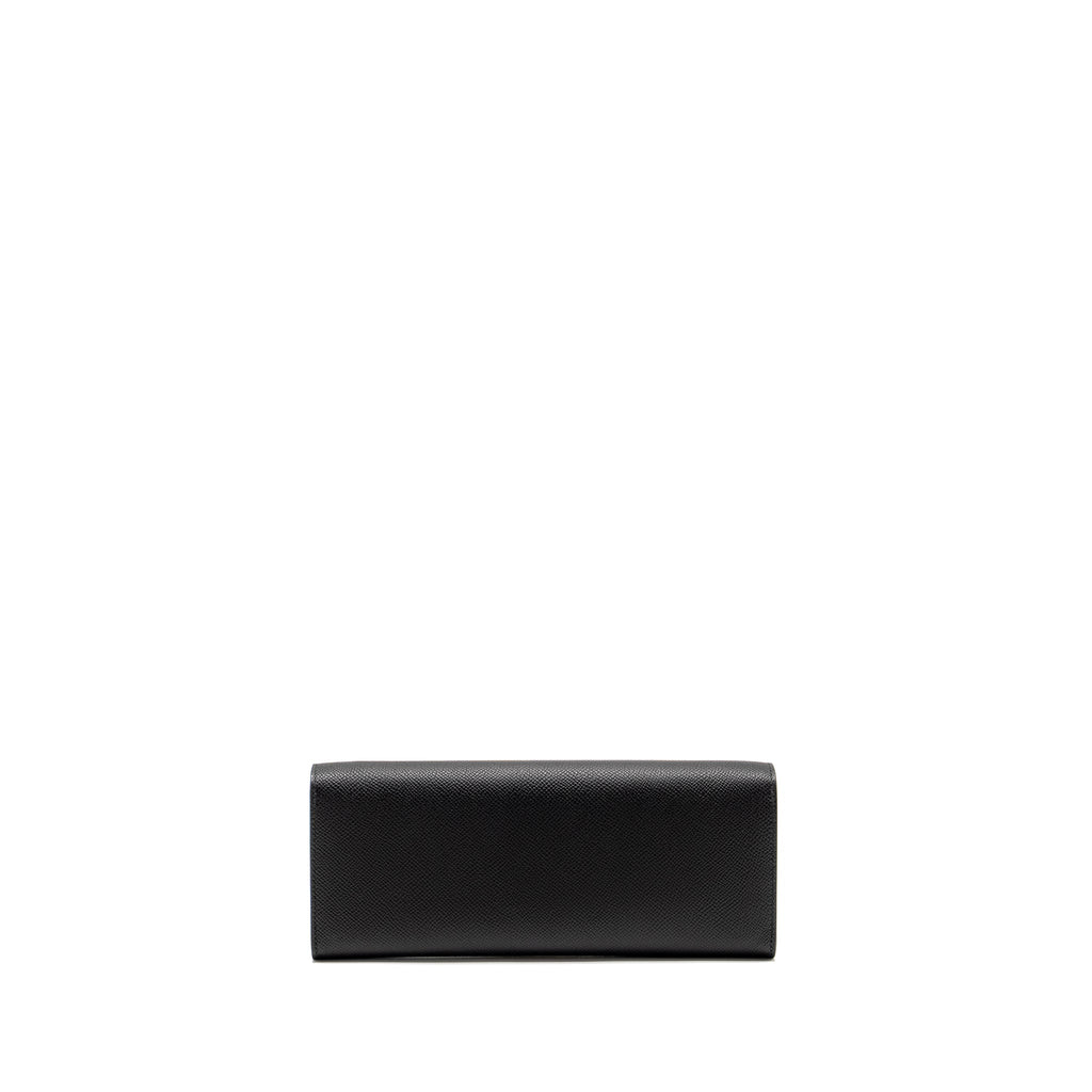 HERMES MAILLON TO GO WALLET EPSOM BLACK ENERMAL BUCKLE GHW