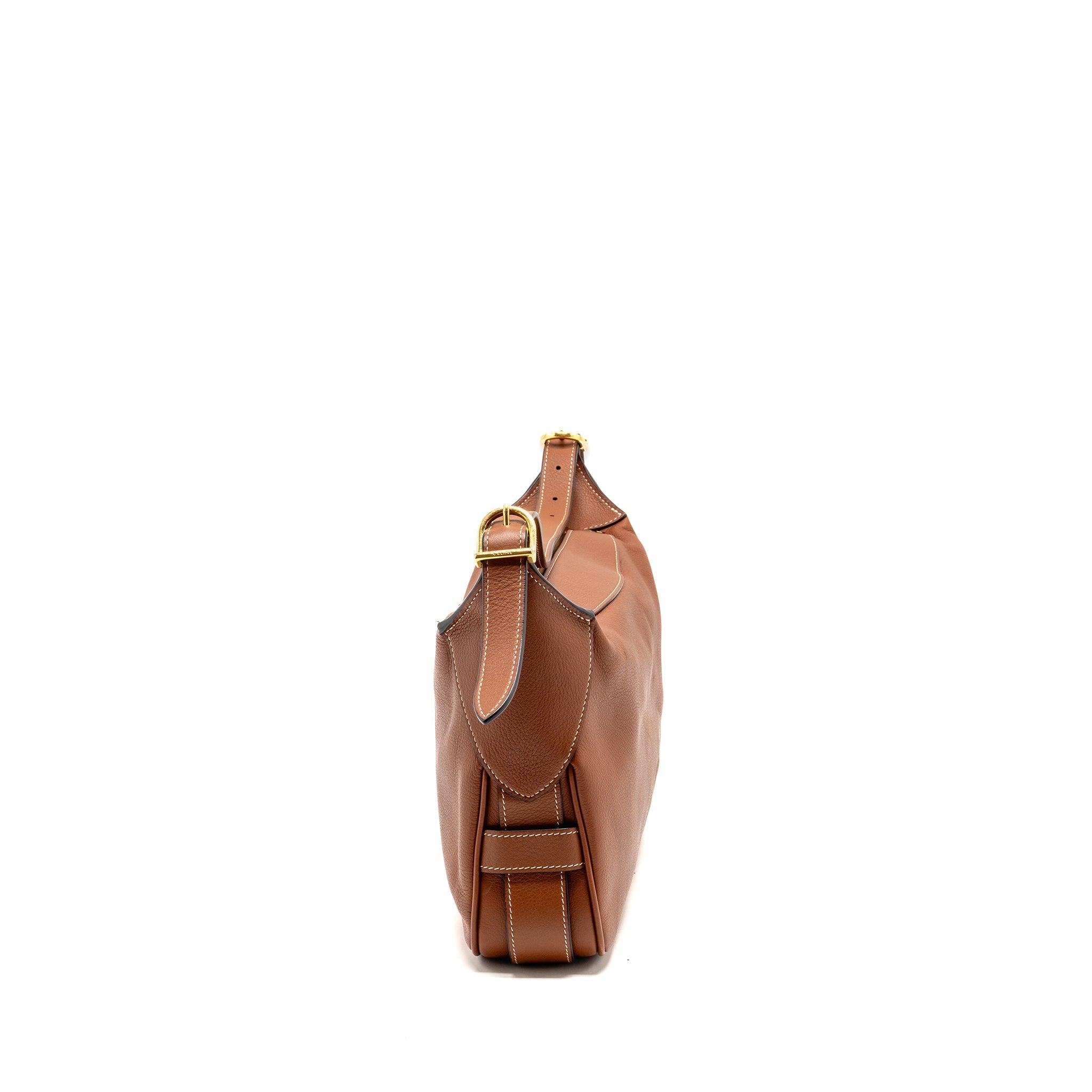 CELINE MEDIUM ROMY SUPPLE CALFSKIN TAN GHW