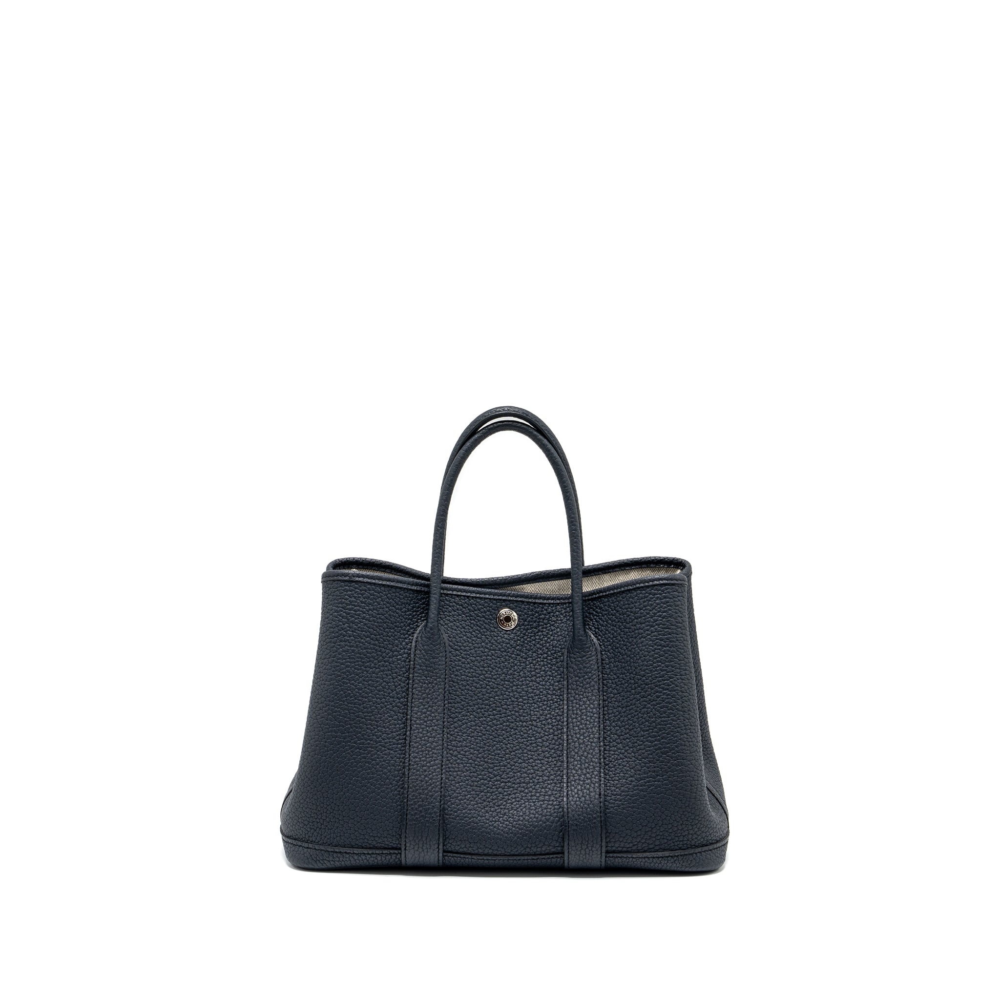 HERMES GARDEN PARTY 30 NEGONDA BLEU INDIGO SHW