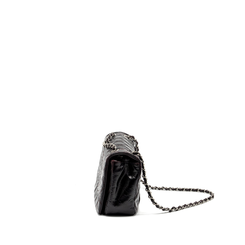 CHANEL 31 RUE CAMBON FLAP BAG CALFSKIN DARK RED SHW