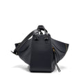 LOEWE MEDIUM HAMMOCK BAG GRAINED CALFSKIN DARK BLUE GHW