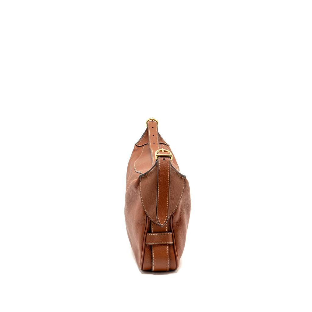 CELINE MEDIUM ROMY SUPPLE CALFSKIN TAN GHW
