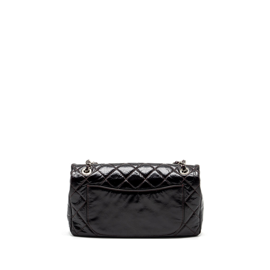 CHANEL 31 RUE CAMBON FLAP BAG CALFSKIN DARK RED SHW