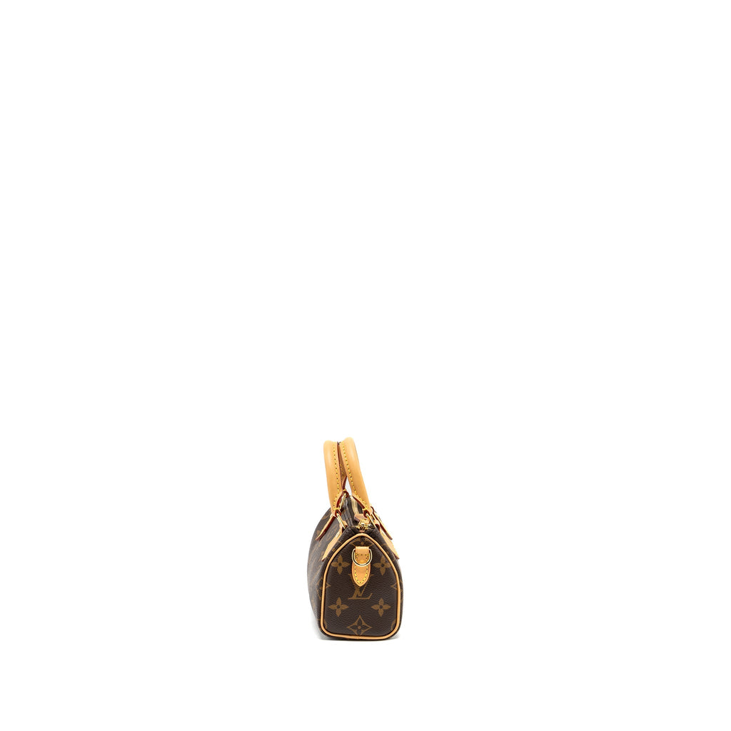 LOUIS VUITTON NANO SPEEDY MONOGRAM CANVAS GHW (NEW VERSION)