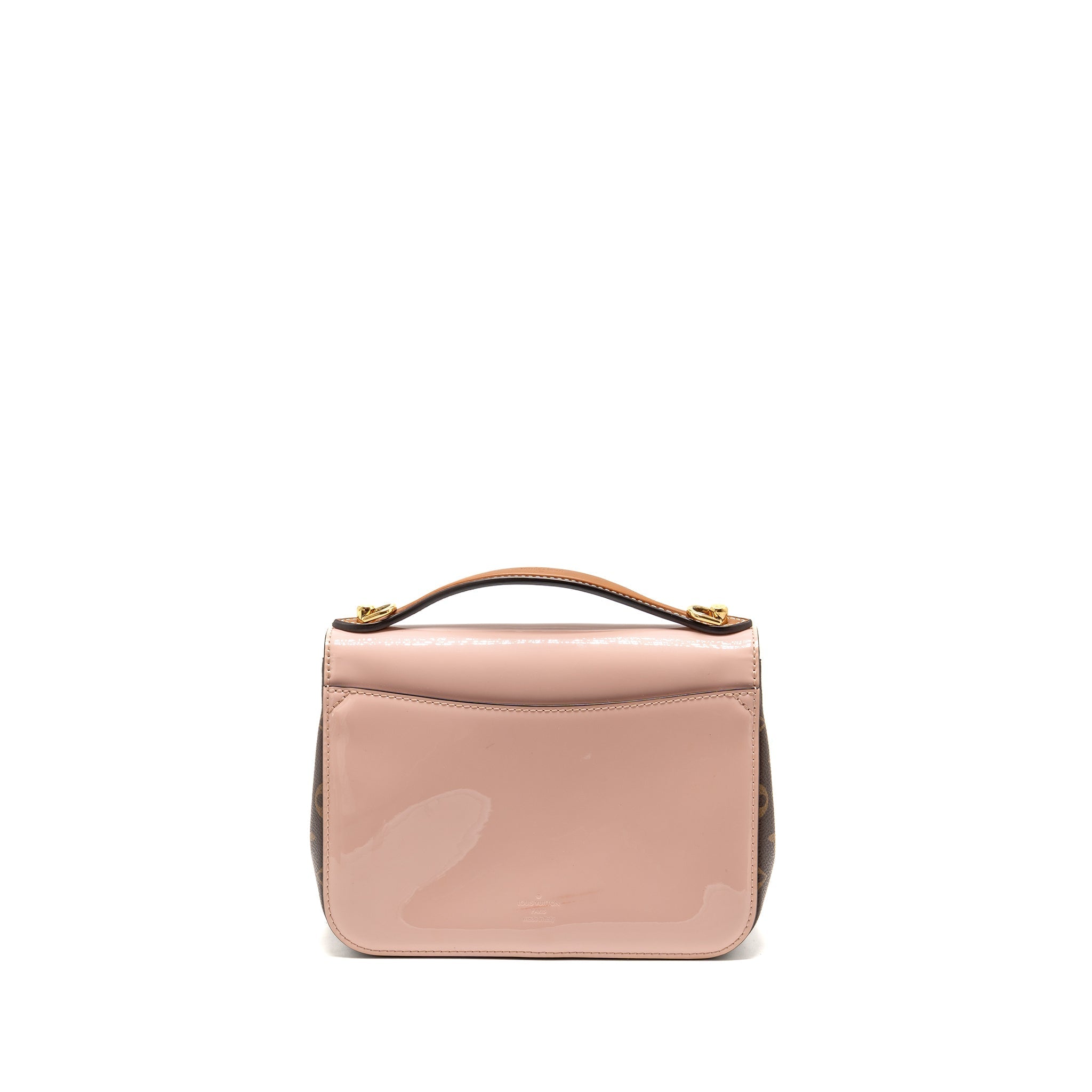 LOUIS VUITTON CHERRYWOOD BB SHOULDER BAG PATENT / MONOGRAM CANVAS LIGHT PINK GHW