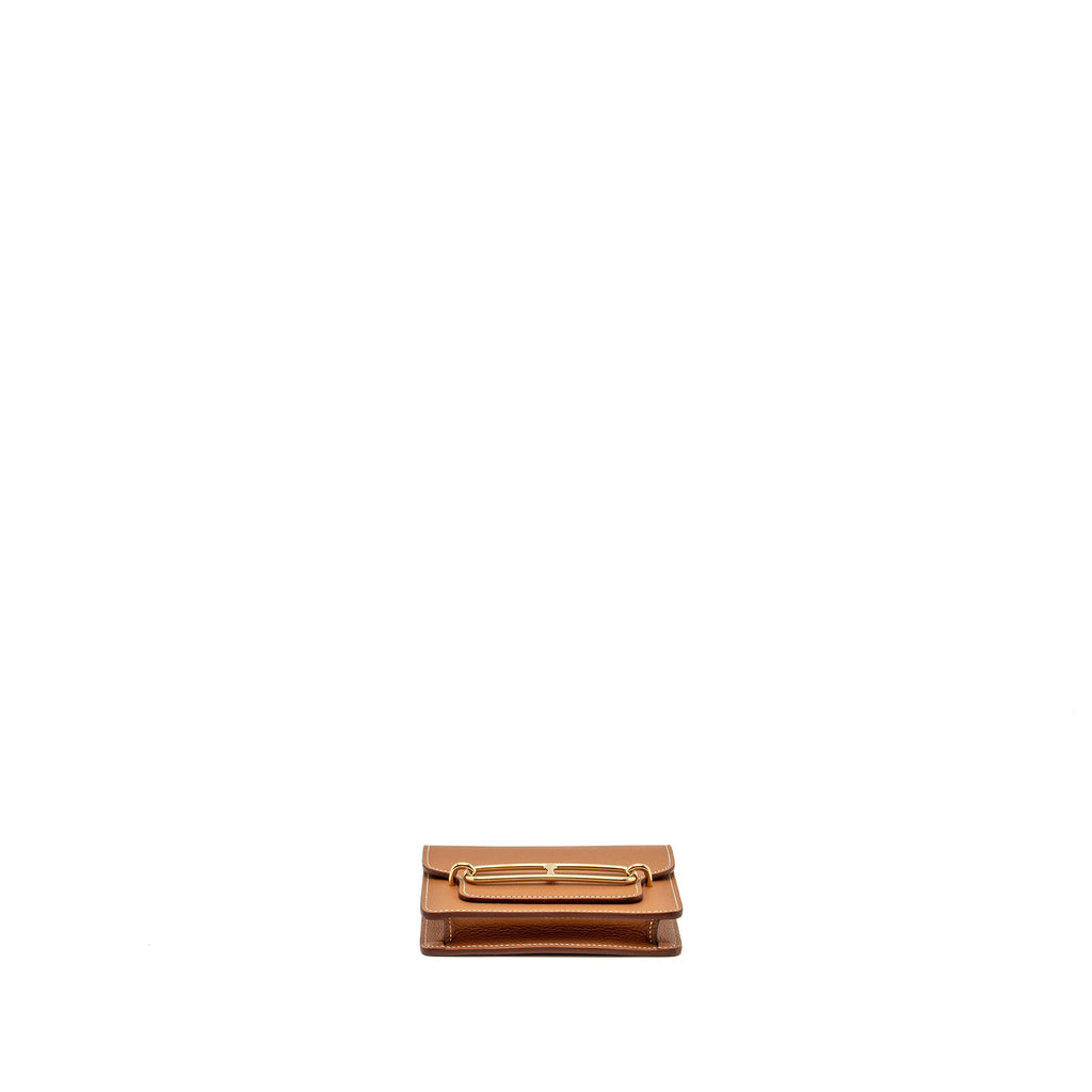 HERMES ROULIS SLIM EVERCOLOR GOLD/LIME GHW