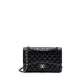 CHANEL JUMBO CLASSIC DOUBLE FLAP CAVIAR BLACK SHW