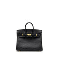 HERMES BIRKIN 25 OSTRICH BLACK GHW