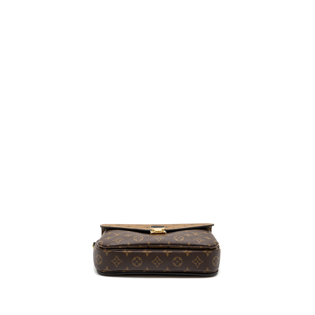 LOUIS VUITTON POCHETTE MÉTIS MONOGRAM REVERSE CANVAS GHW