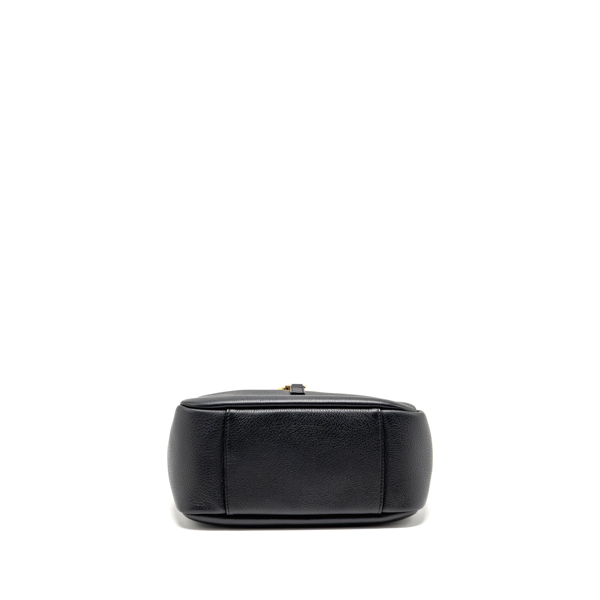SAINT LAURENT LE 5 A 7 SOFT SMALL BAG CALFSKIN BLACK GHW
