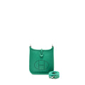 HERMES MINI EVELYNE TAURILLON MAURICE VERT JADE SHW