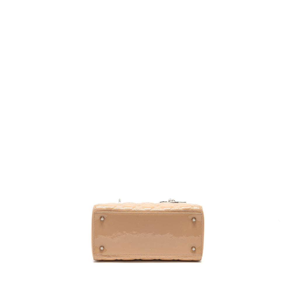 DIOR MEDIUM LADY DIOR PATENT LIGHT PINK SHW