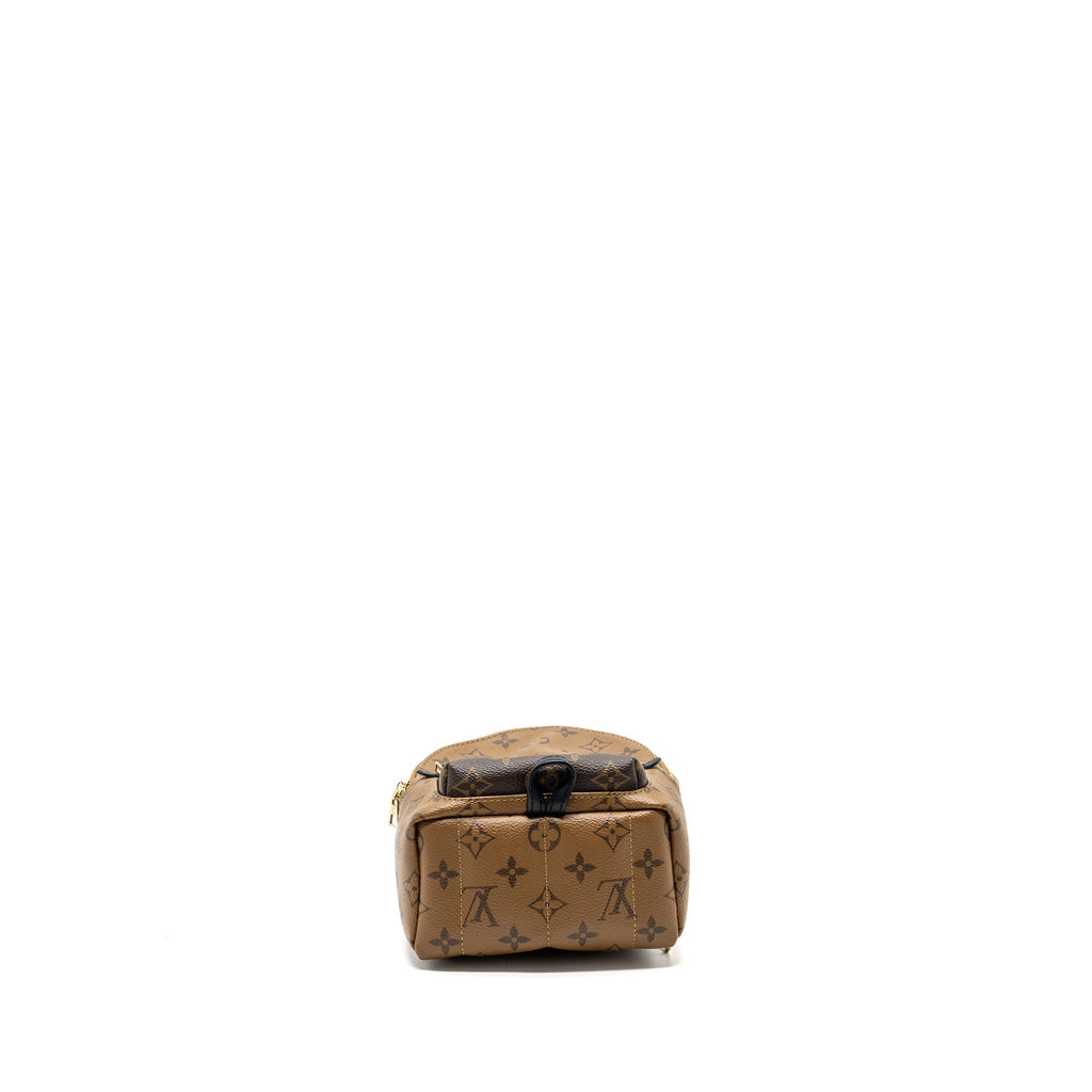 LOUIS VUITTON MINI PALM SPRING BACKPACK REVERSE MONOGRAM CANVAS GHW
