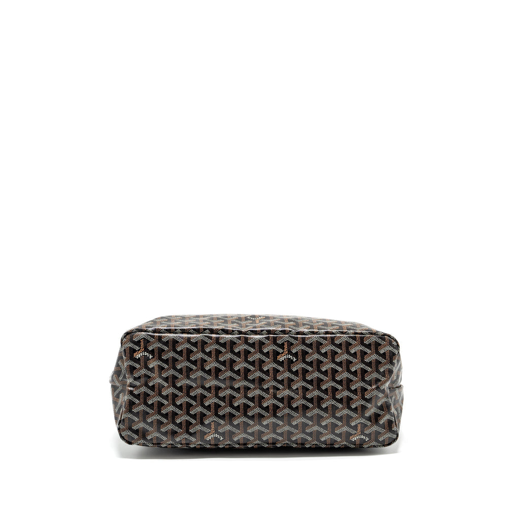GOYARD BOHEME HOBO BAG GOYARDLINE CANVAS BLACK SHW