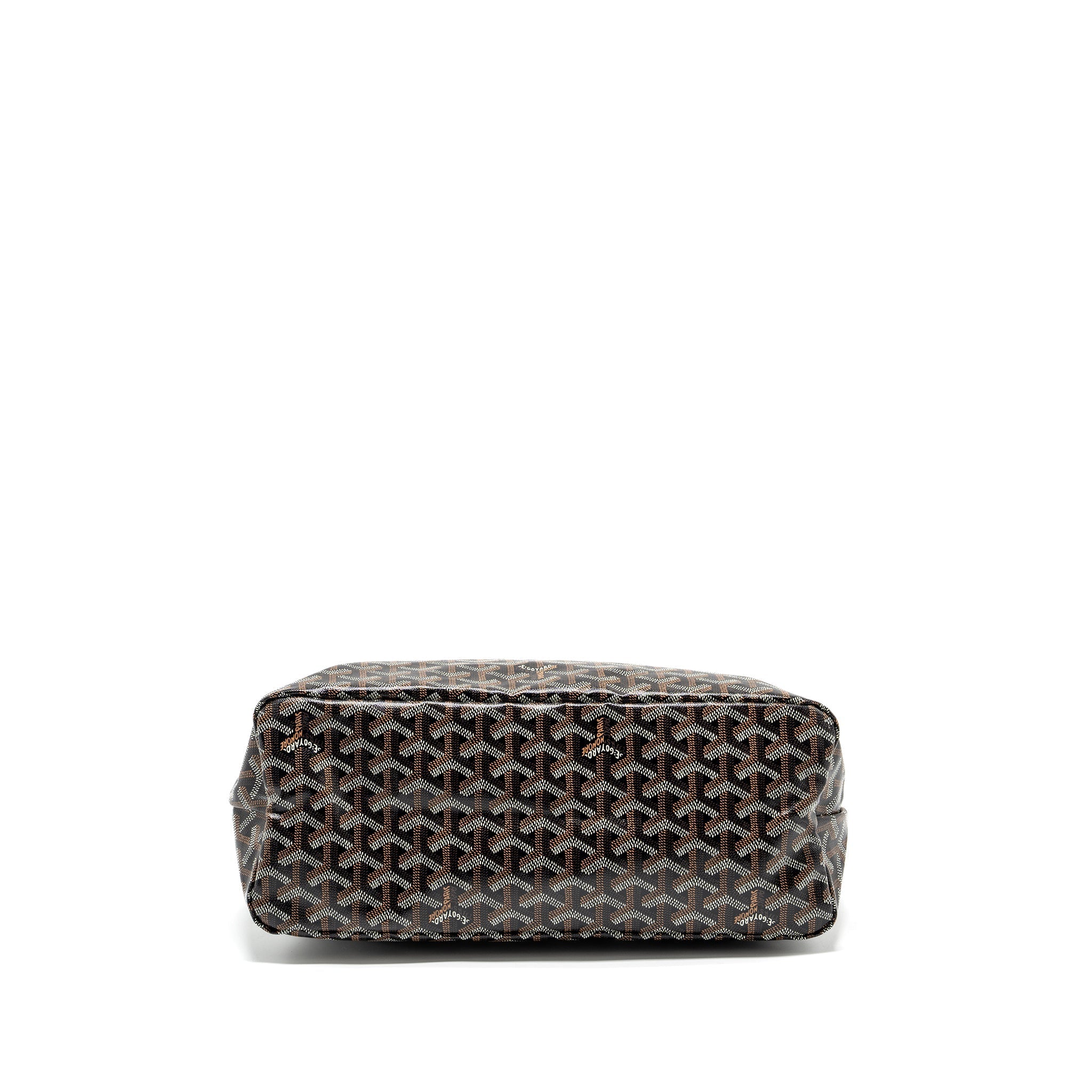 GOYARD BOHEME HOBO BAG GOYARDLINE CANVAS BLACK SHW