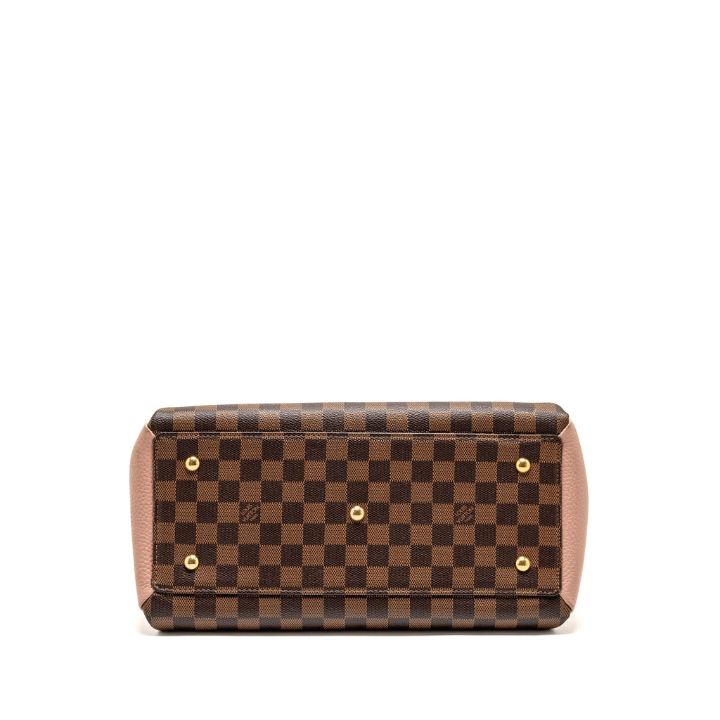 LOUIS VUITTON NORMANDY TOTE BAG DAMIER EBENE CANVAS MAGNOLIA GHW
