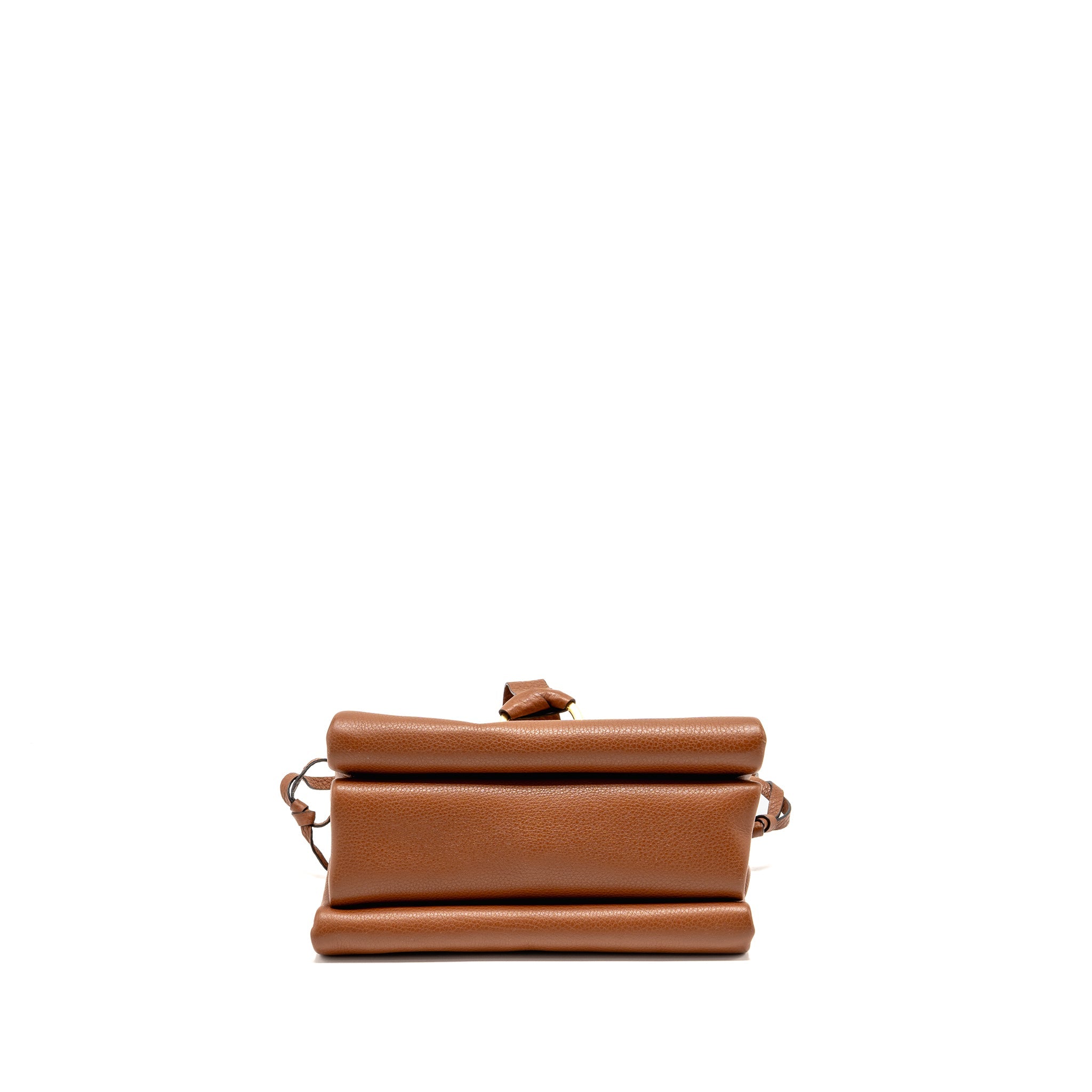 VALENTINO VRING SMALL SHOULDER BAG CALFSKIN BROWN GHW