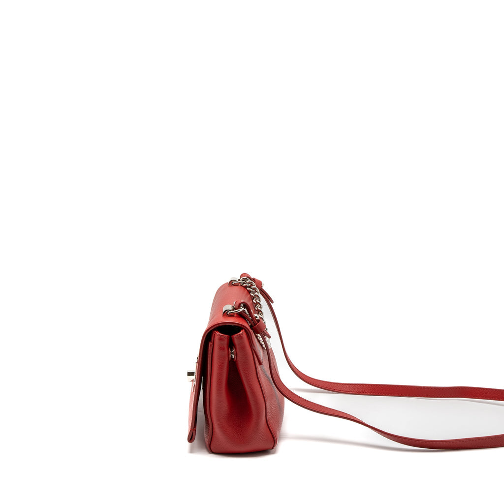 LOUIS VUITTON LOCKME II BB CALFSKIN RUBIS SHW