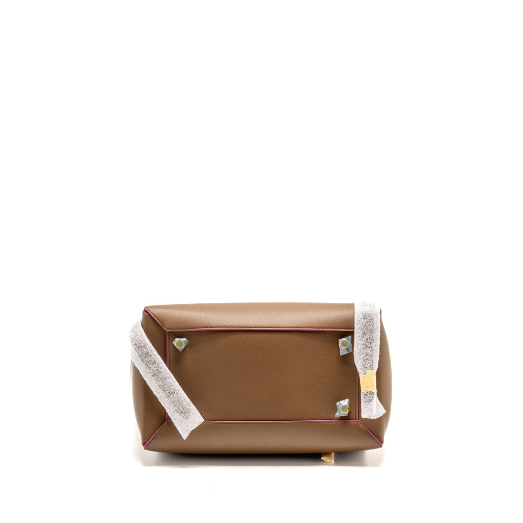 CELINE MINI BELT BAG CALFSKIN CAMEL GHW