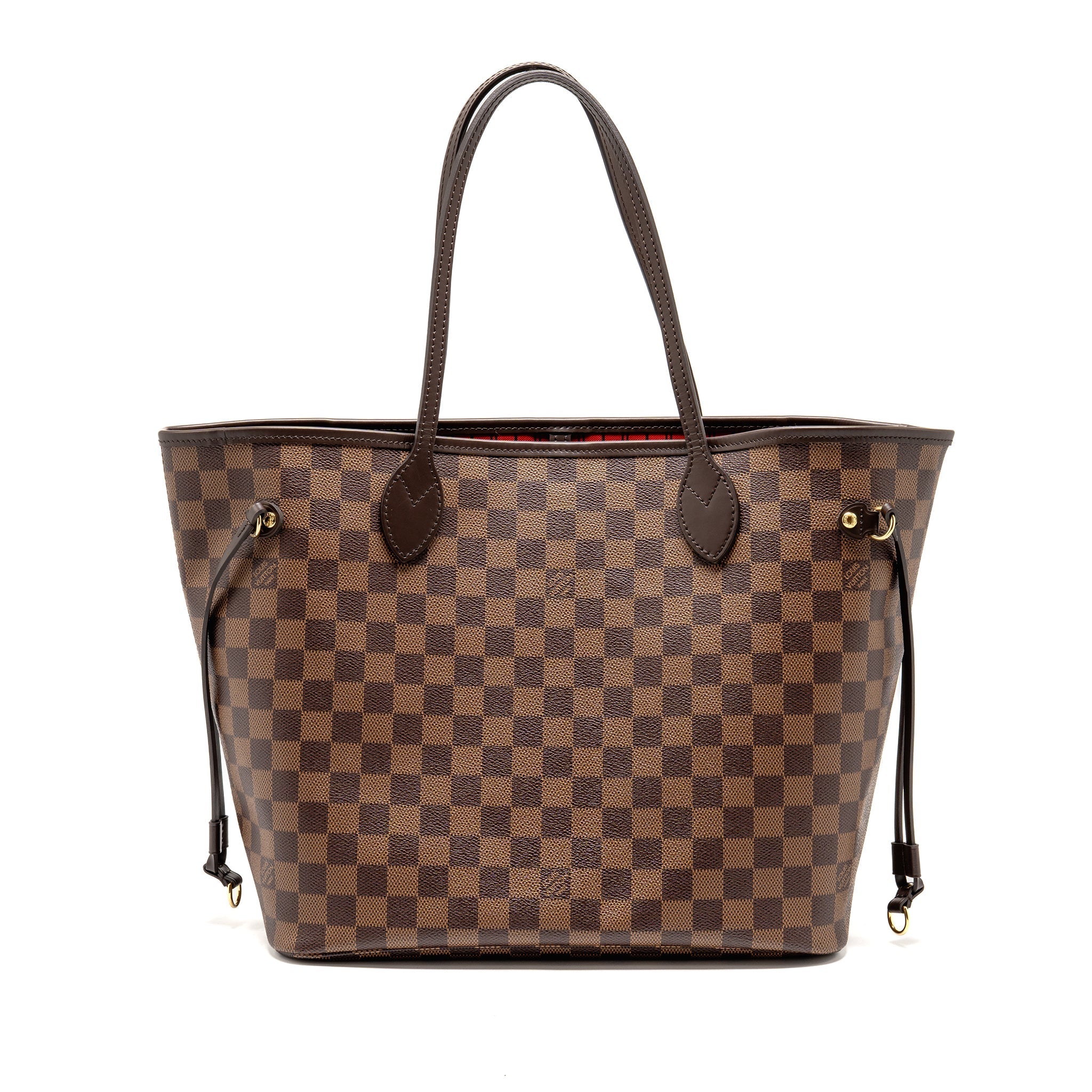 LOUIS VUITTON NEVERFULL MM DAMIER EBENE GHW