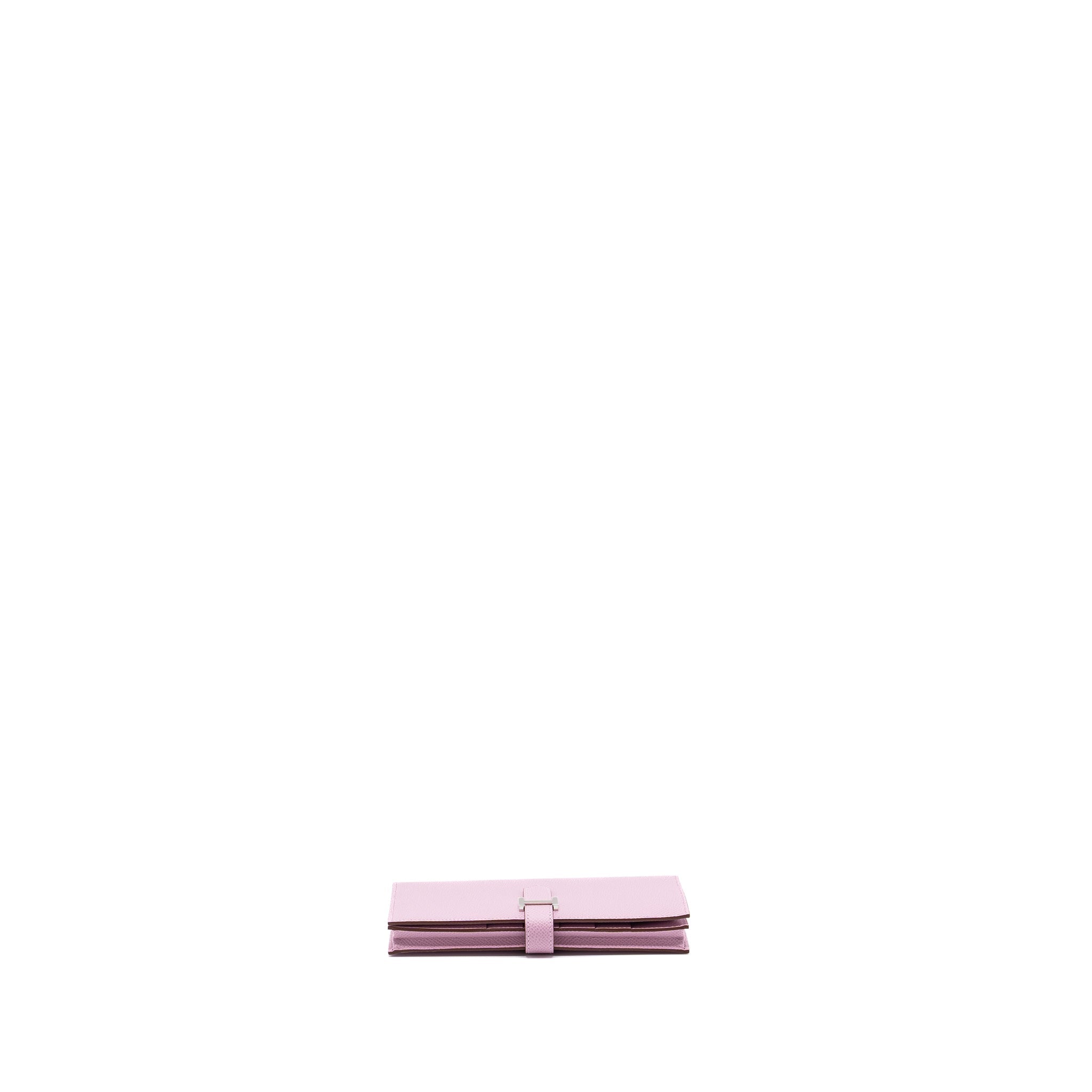 HERMES BEARN WALLET EPSOM MAUVE SYLVESTRE SHW