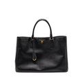 PRADA SAFFIANO TOTE BAG CALFSKIN BLACK GHW
