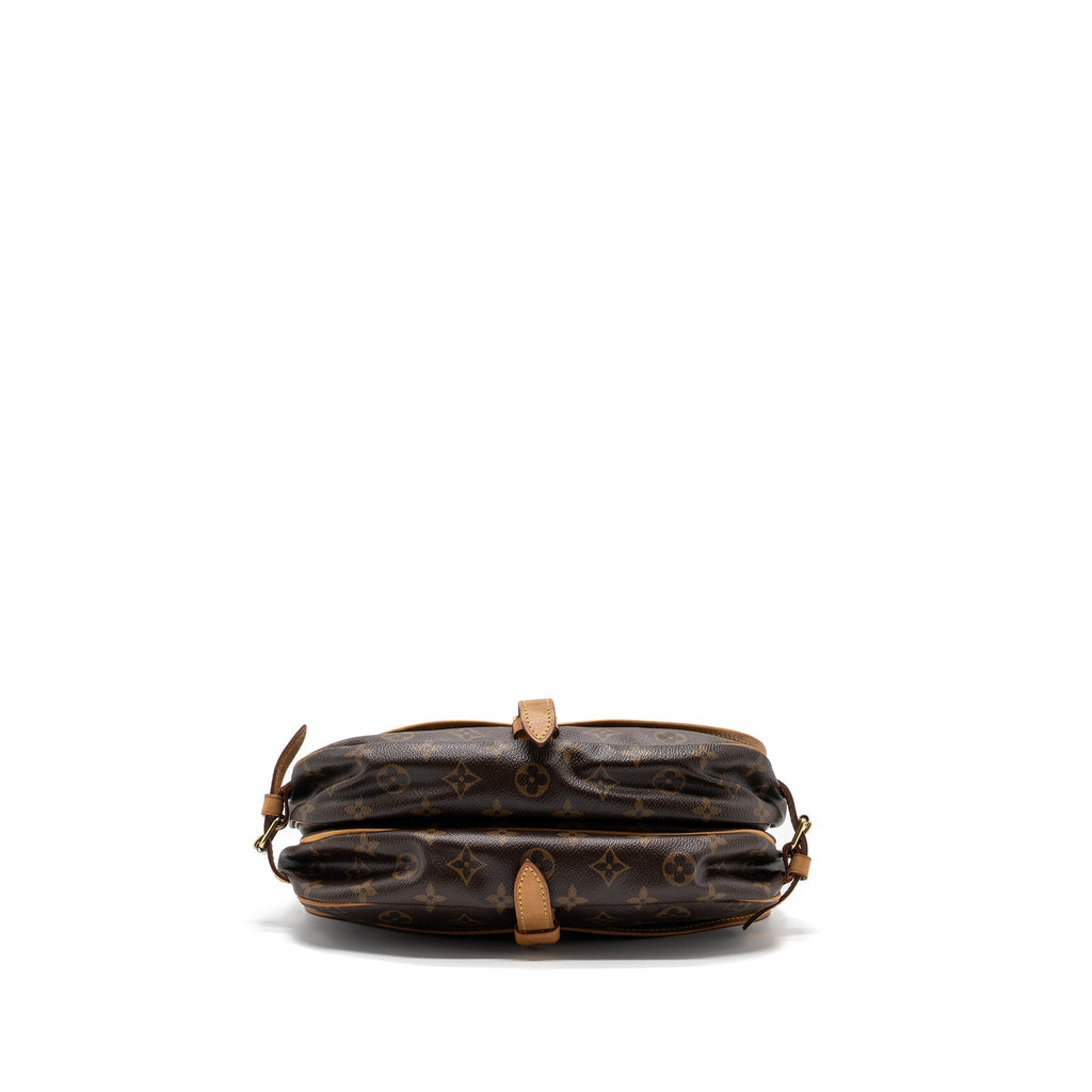 LOUIS VUITTON VINTAGE SAUMUR BAG MONOGRAM CANVAS GHW