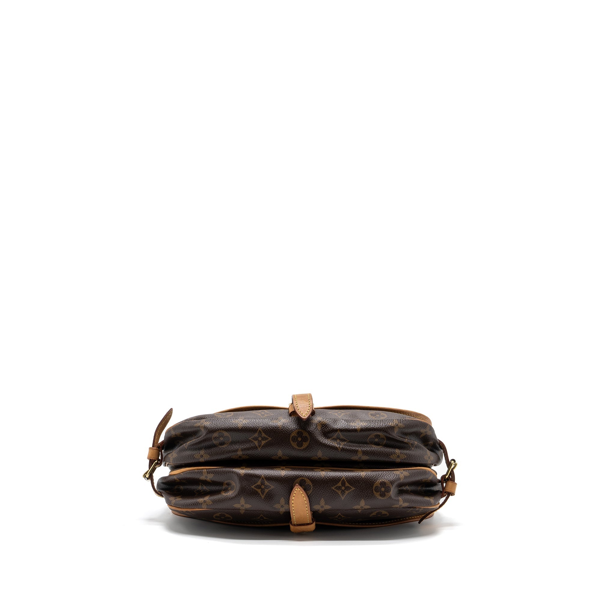 LOUIS VUITTON VINTAGE SAUMUR BAG MONOGRAM CANVAS GHW