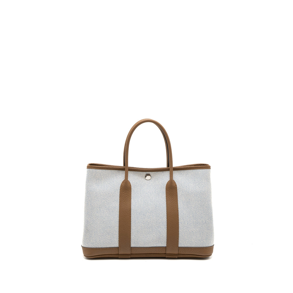HERMES GARDEN PARTY 30 NEGONDA/CANVAS BLEU BILL/ALEZAN SHW