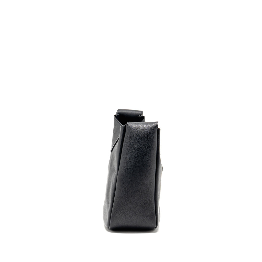 SAINT LAURENT LE 5 A 7 SOFT SMALL BAG CALFSKIN BLACK GHW